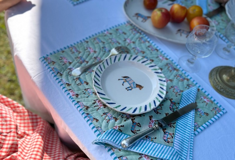 Art de vivre - Set de table Cheval Brai | Pégase Daily