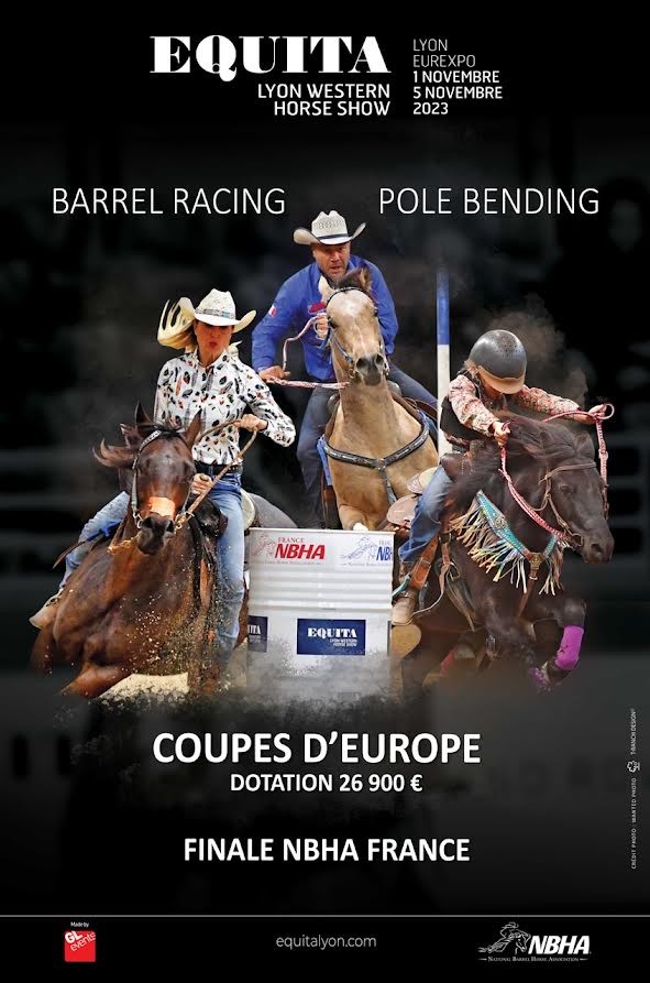 Barrel Racing & Pole Bending - Equita Lyon Western Horse Show 2023 | Pégase Daily