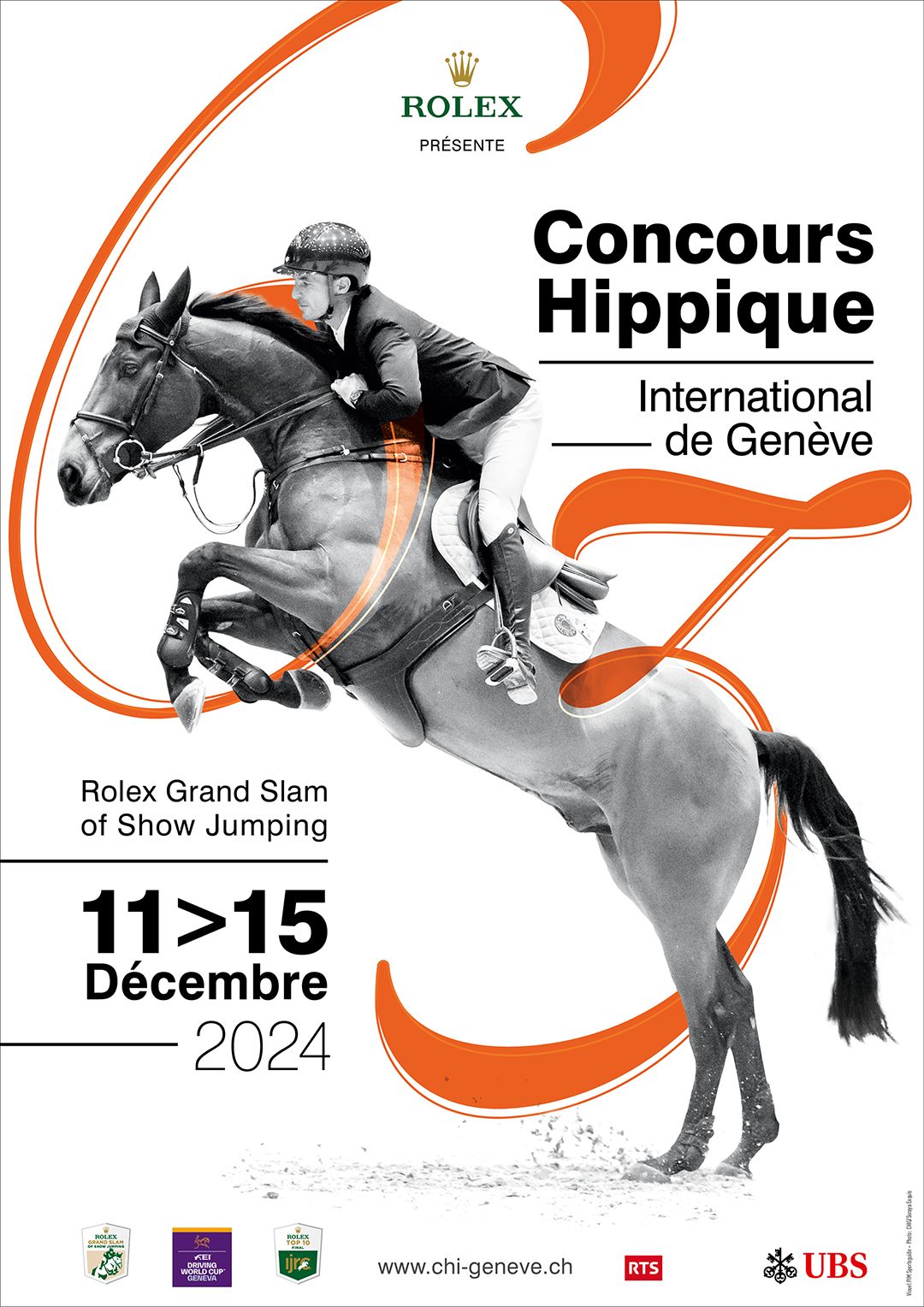 CHI Genève 2024 - Affiche Emilie Lacroix, PIM Sportsguide avec Steve Guerdat | Pégase Daily