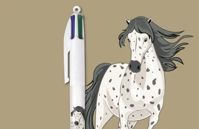 Stylo BIC cheval équitation | Pégase Daily