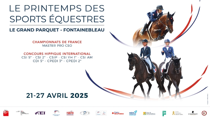 Printemps des Sports équestres 2025 à Fontainebleau, événement équestre cheval équitation | Pégase Daily