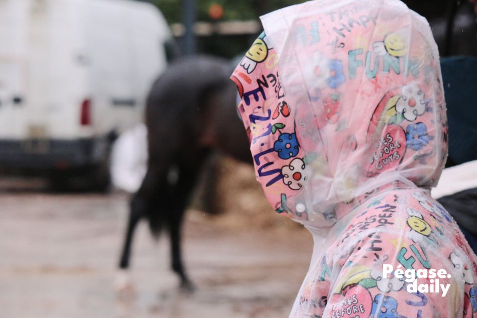 Un enfant avec son poney dans un centre équestre, cheval médiateur, cyberharcèlement, harcèlement au poney-club