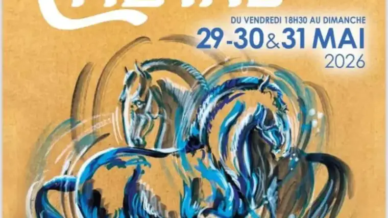 fête du cheval de monclar de quercy affiche, spectacle équestre I Pégase Daily