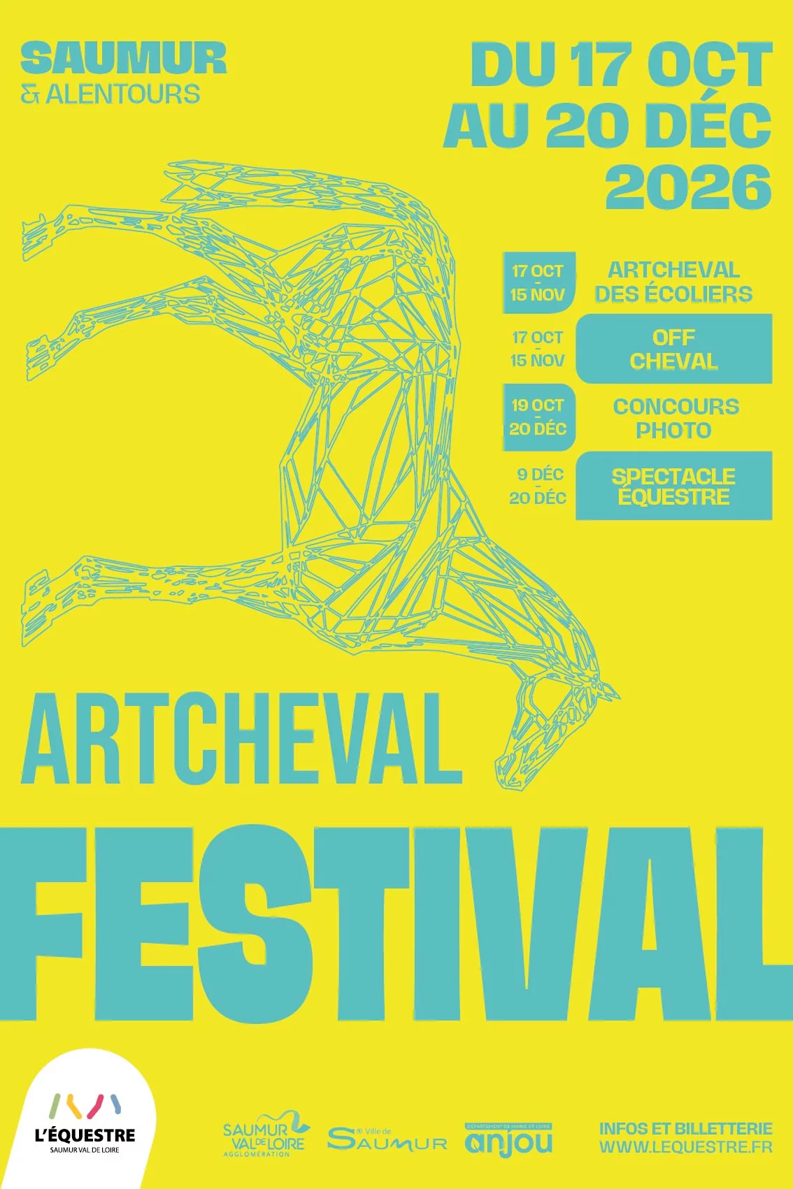 ArtCheval Festival 2026 affiche I Pégase Daily