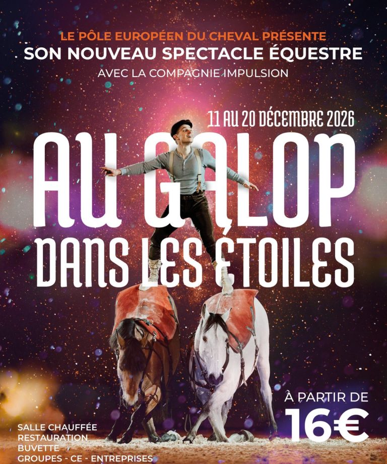 plaquette salon du cheval d'Angers, événement équestre, agenda