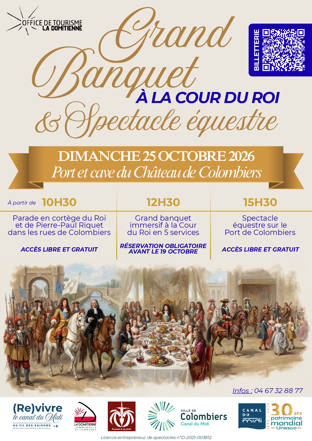 Affiche Grand Banquet octobre