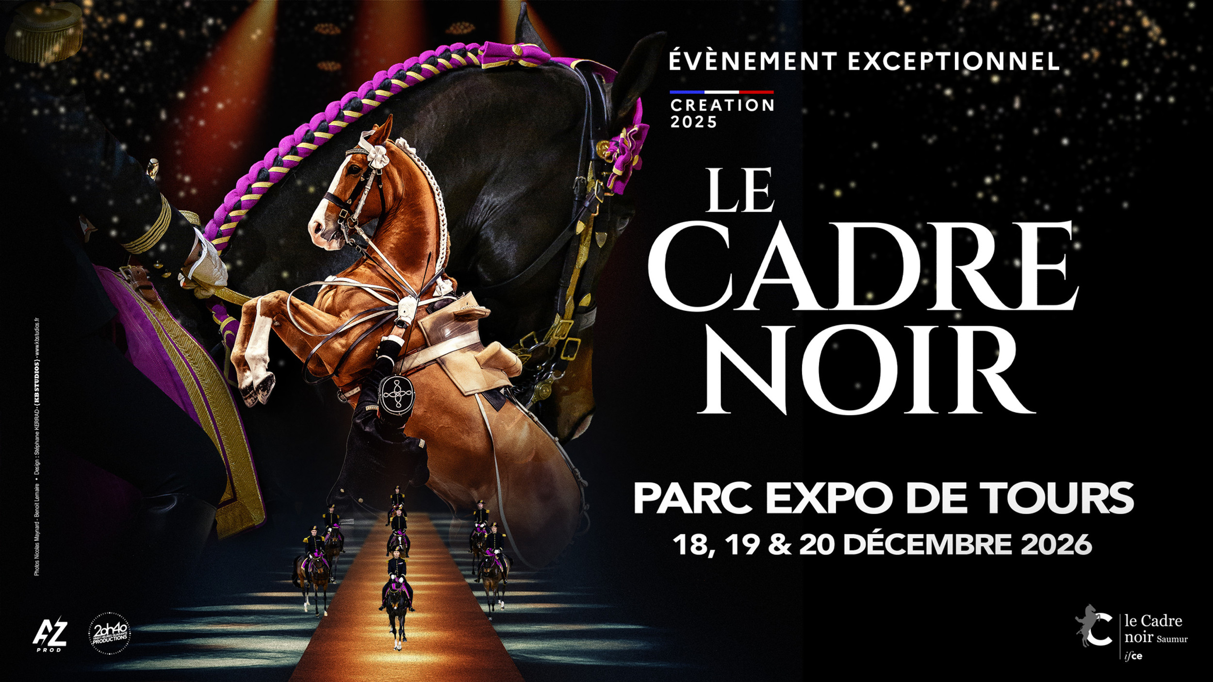 affiche cadre noir tours