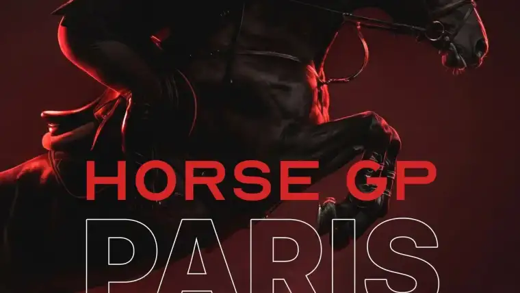 affiche horsegp paris, événement équestre, agenda