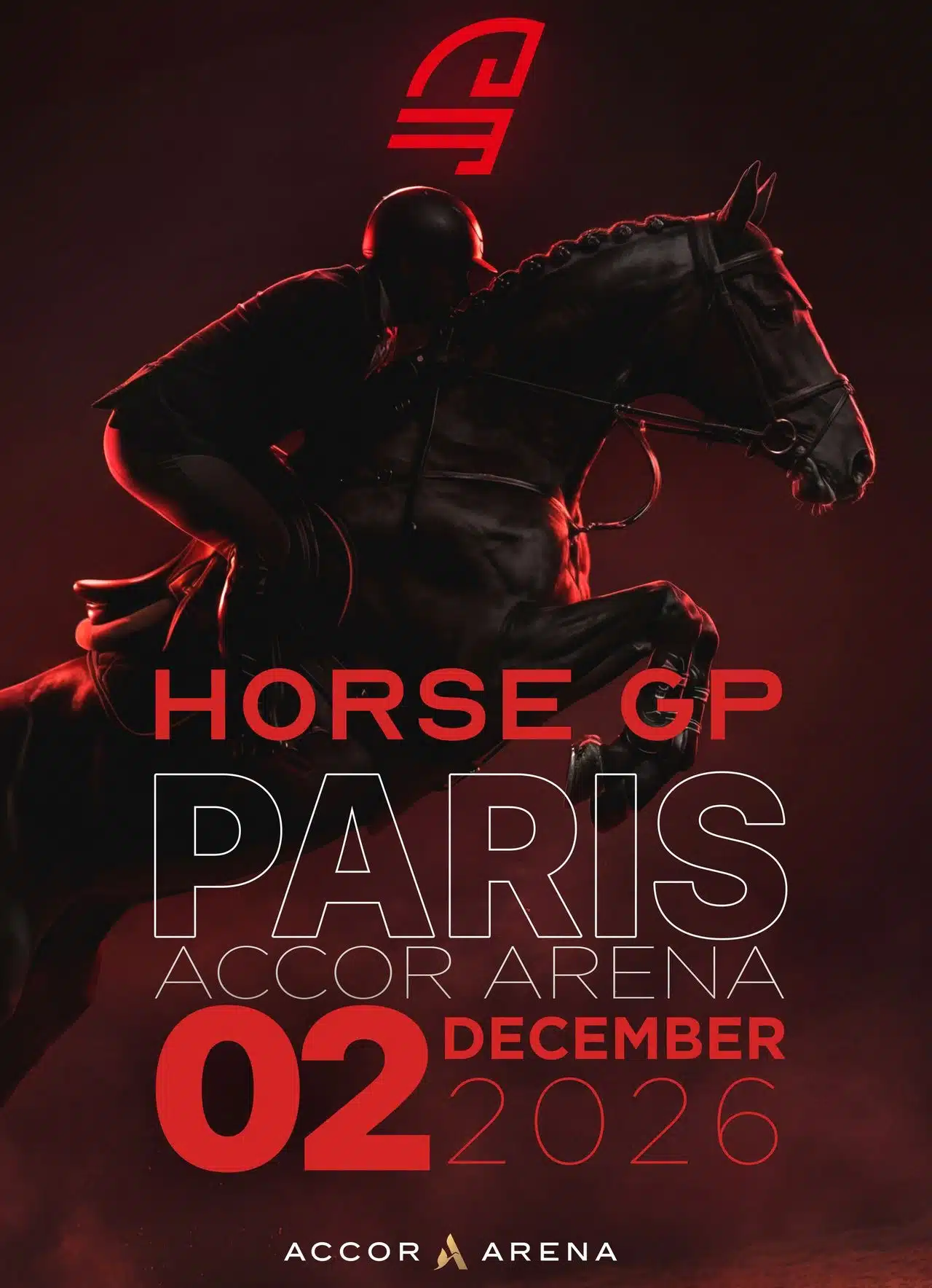 affiche horsegp paris, événement équestre, agenda